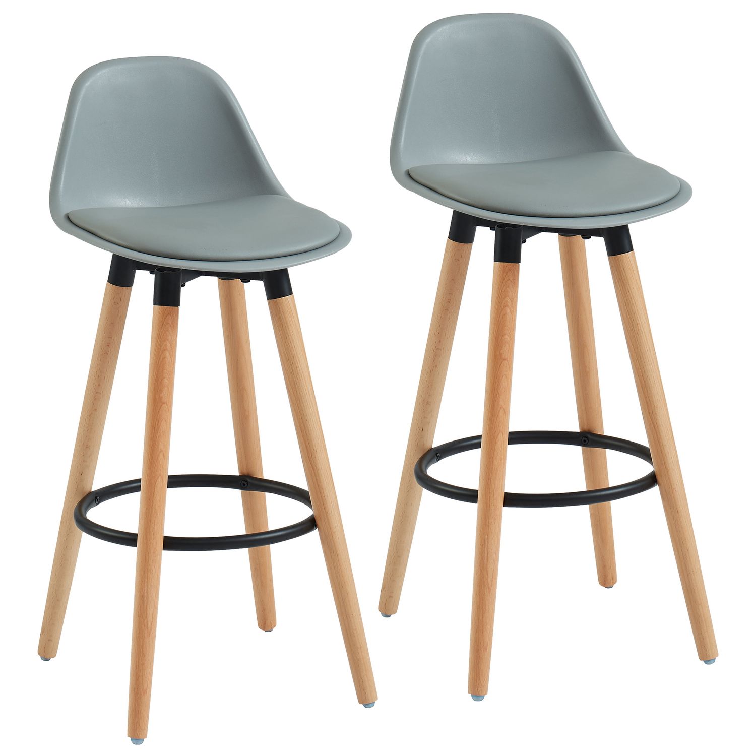 Diablo 26&quot; Counter Stool - Grey  (Set of 2)