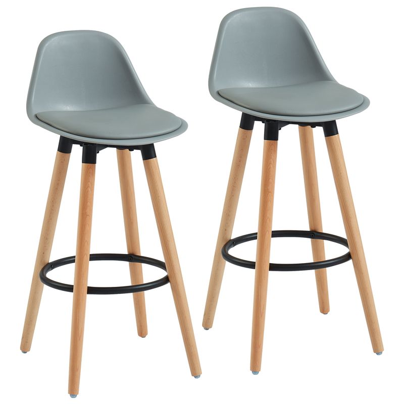 Diablo 26&quot; Counter Stool - Grey  (Set of 2)