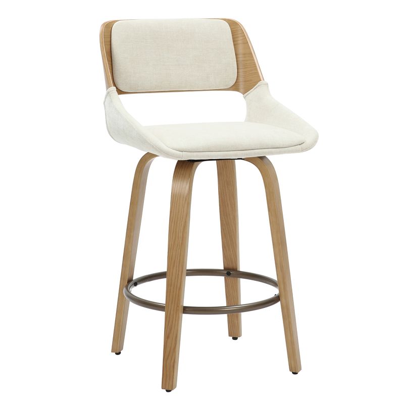 Hudson 26&quot; Counter Stool with Swivel Beige