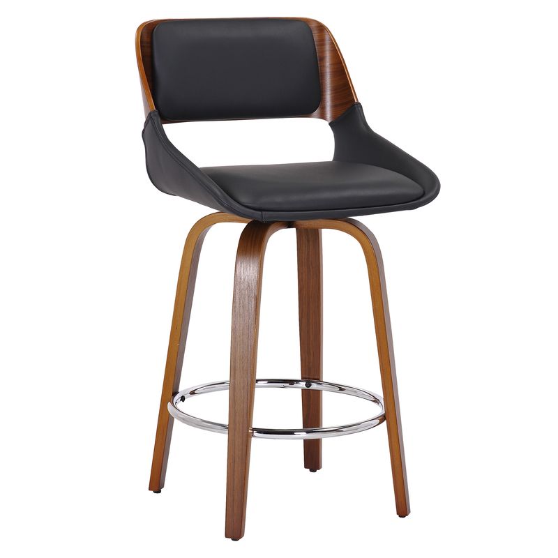Hudson 26&quot; Counter Stool with Swivel Black