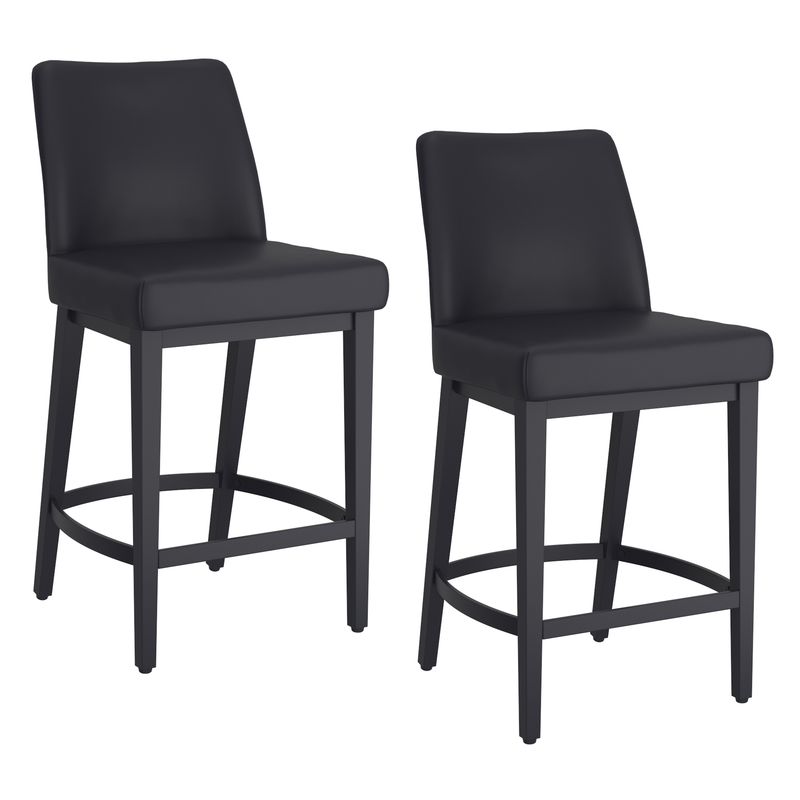 Jace 26&quot; Counter Stool - Black  (Set of 2)