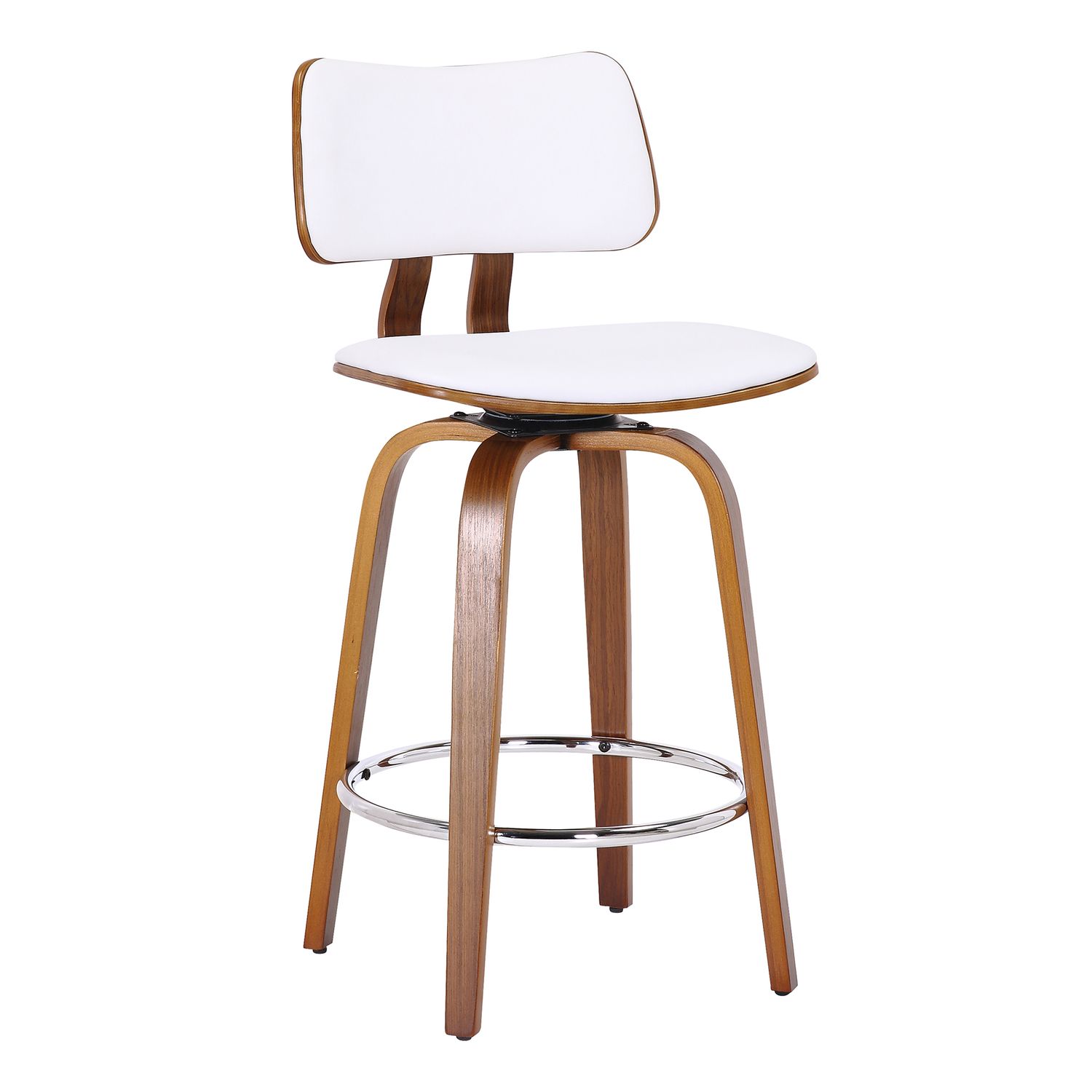 Zuni 26&quot; Counter Stool w/ Swivel - White