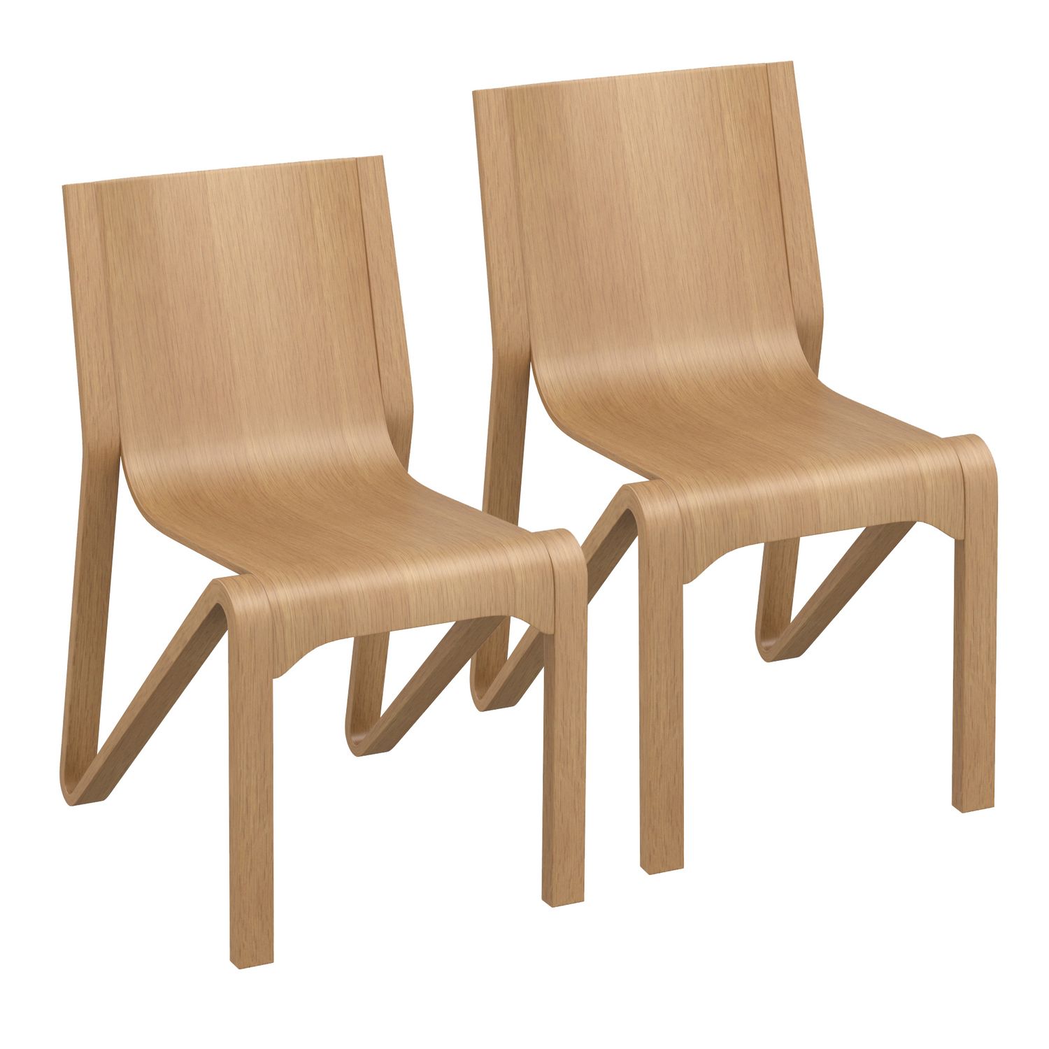Soren Contract Grade Chair - Natural (Set of 2)