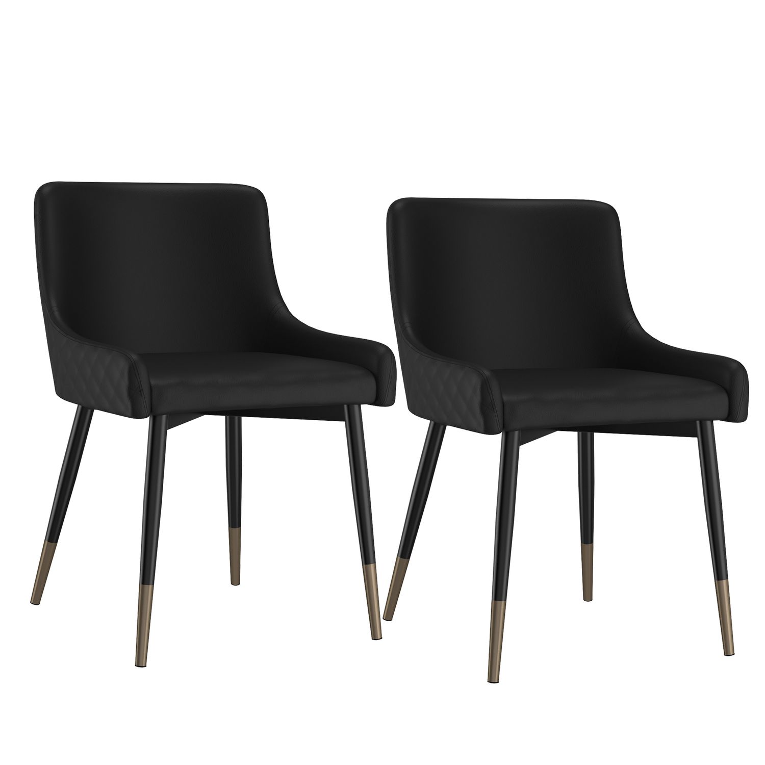 Xeno Dining Chair - Black (Set of 2)