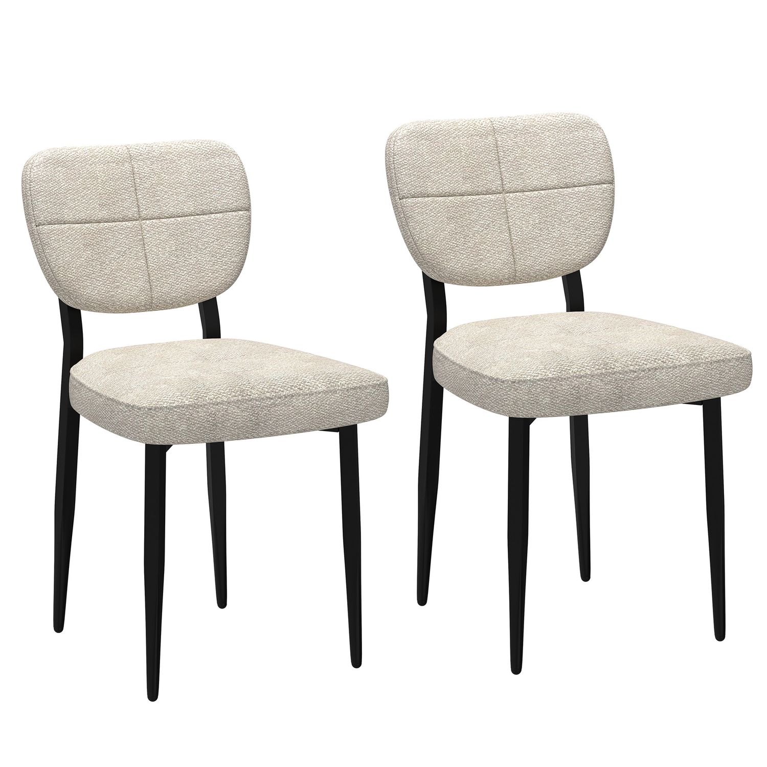 Zane Dining Chair - Beige (Set of 2)