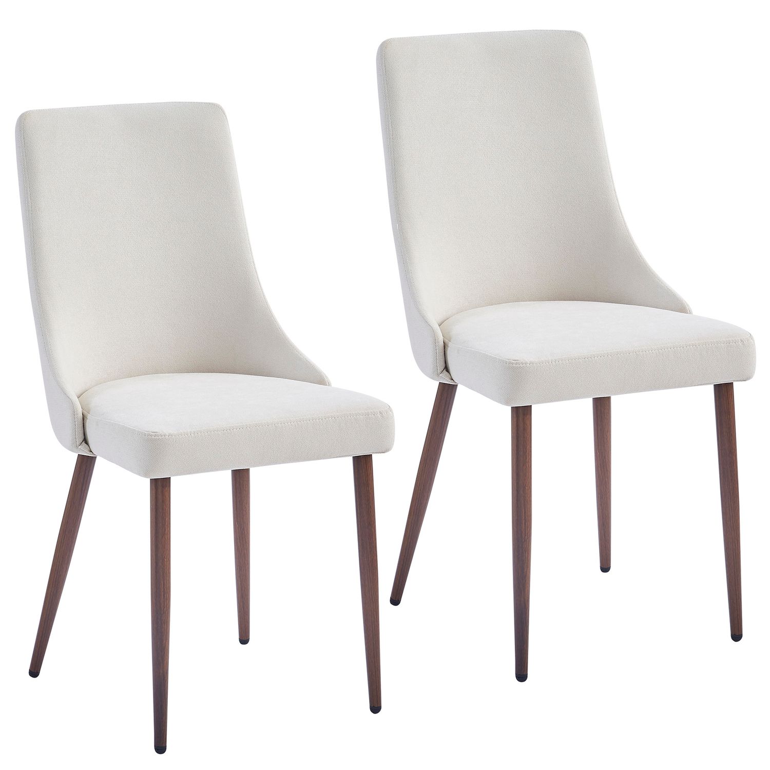 Cami Fabric Dining Chair - Beige (Set of 2)