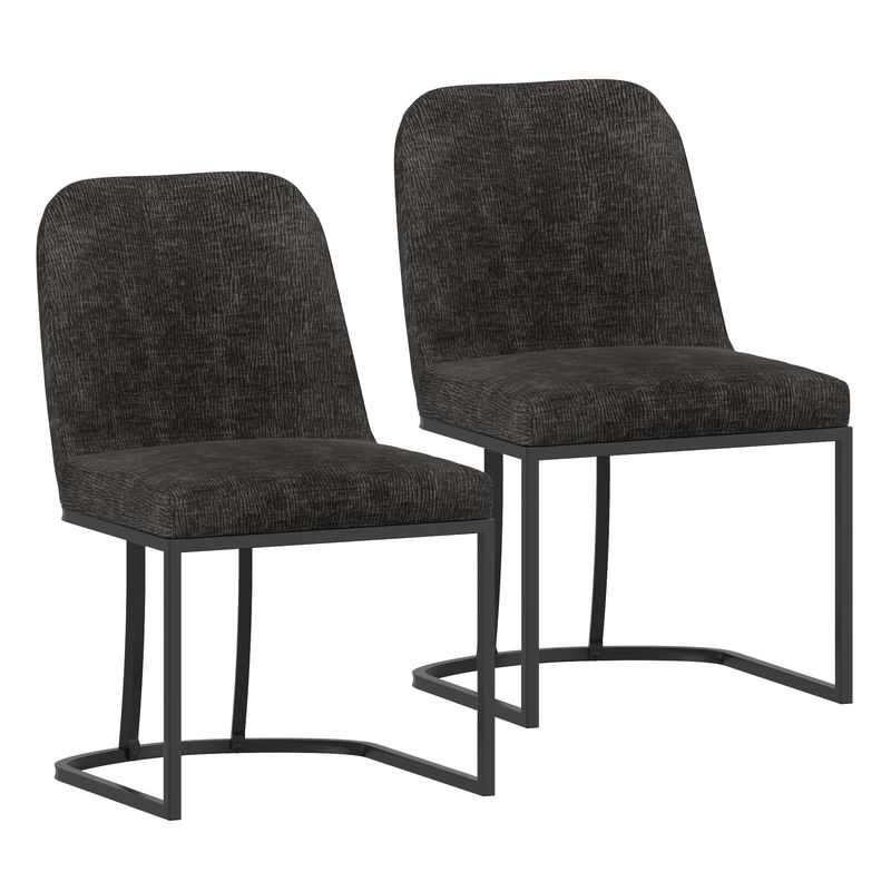 Dane Dining Chair - Charcoal (Set of 2)