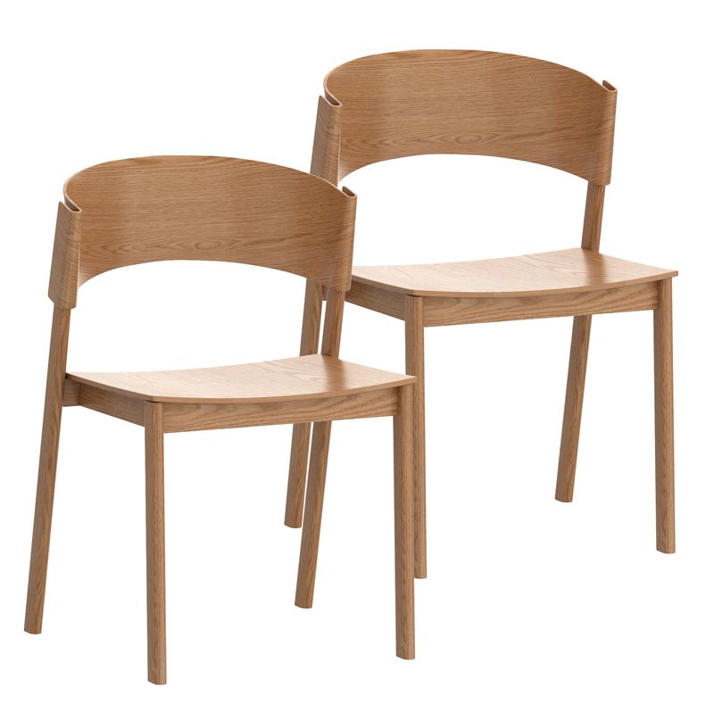 Elliot Contract Grade Chair - Natural (Set of 2)