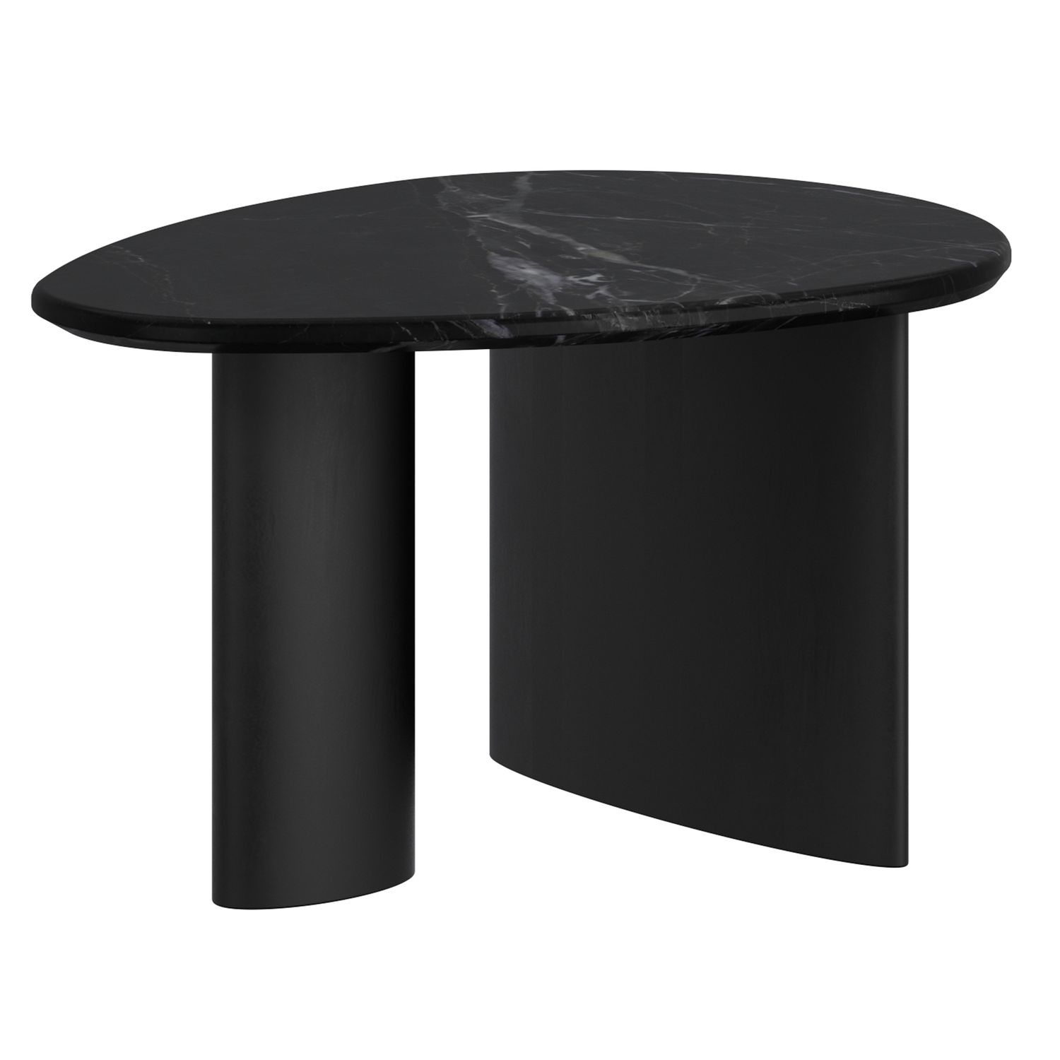 Lyriq Marble Coffee Table in Black