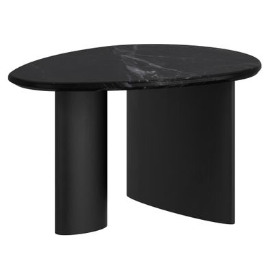 Lyriq Marble Coffee Table in Black