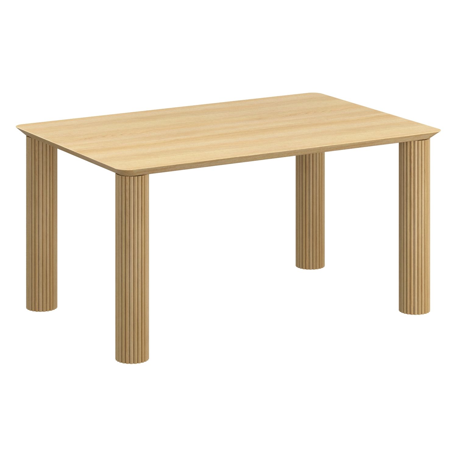 Sangra Solid Wood Dining Table 59&quot; - Natural