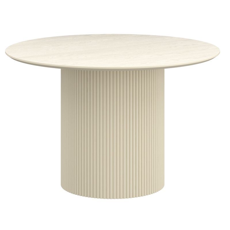 Tovas Round Dining Table 47&quot; - Ivory