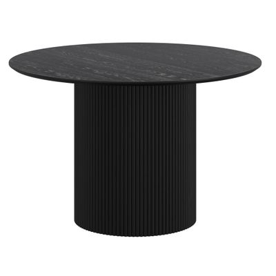 Tovas Round Dining Table 47&quot; - Black