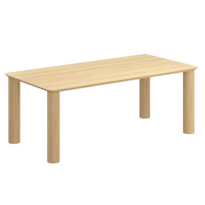 Savanna Solid Wood Dining Table 79&quot; - Natural