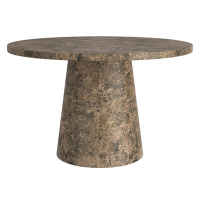 Godiva Round Pedestal Table 48&quot; - Grey Stone