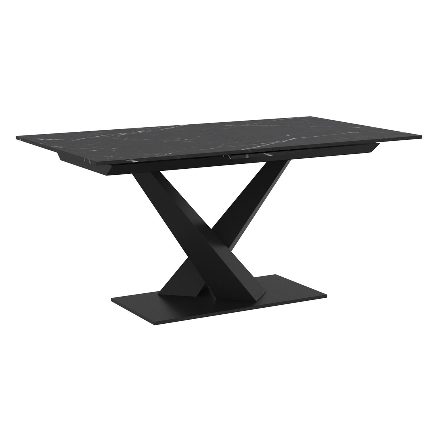 Julius Dining Table w/Extension - Black