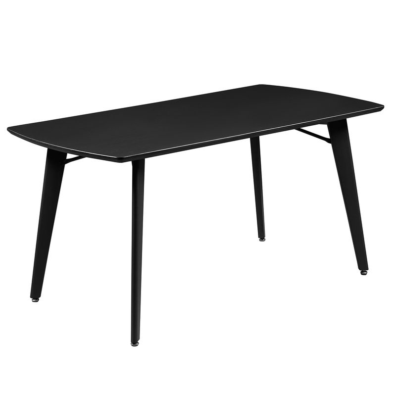 Leon Rectangular Dining Table 59&quot; - Black
