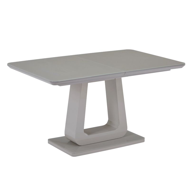 Corvus Dining Table w/Extension 71&quot; - Warm Grey