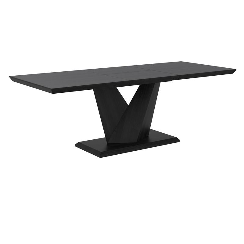 Eclipse Dining Table w/Extension 87&quot; - Black