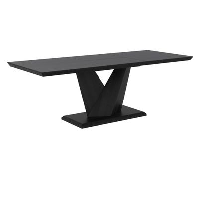 Eclipse Dining Table w/Extension 87&quot; - Black