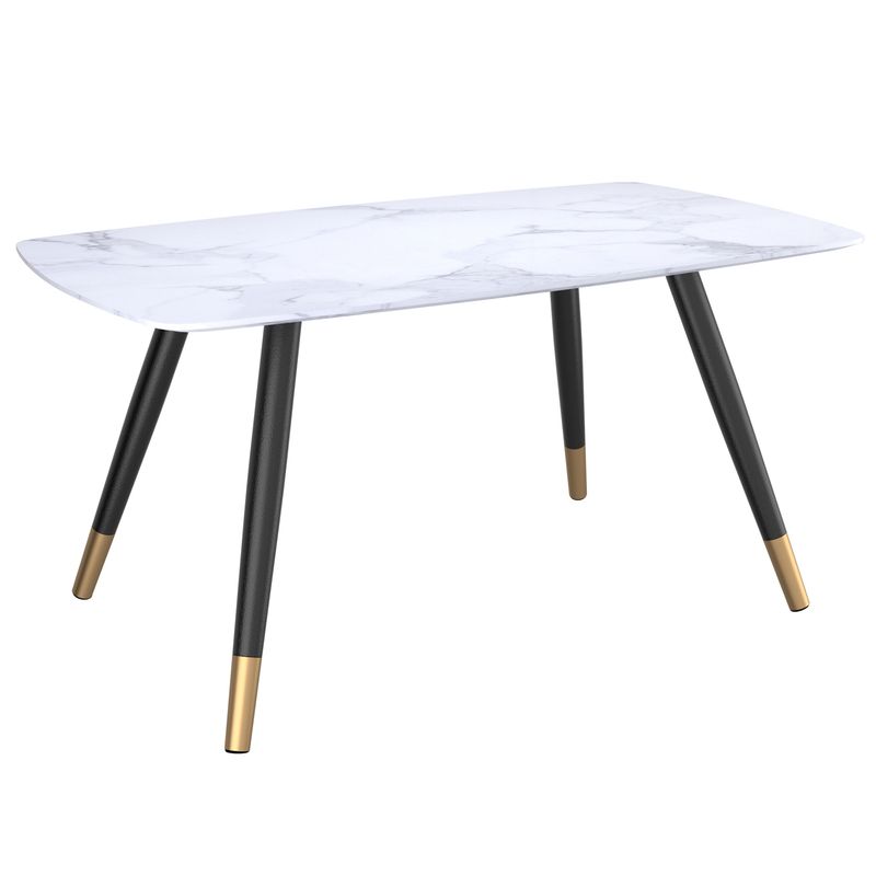 Emery Rectangular Dining Table 63&quot; - White