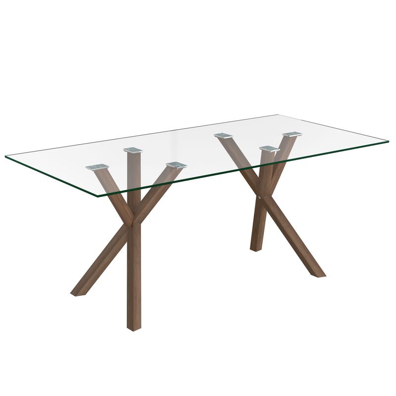 Stark Rectangular Dining Table 71&quot; - Walnut