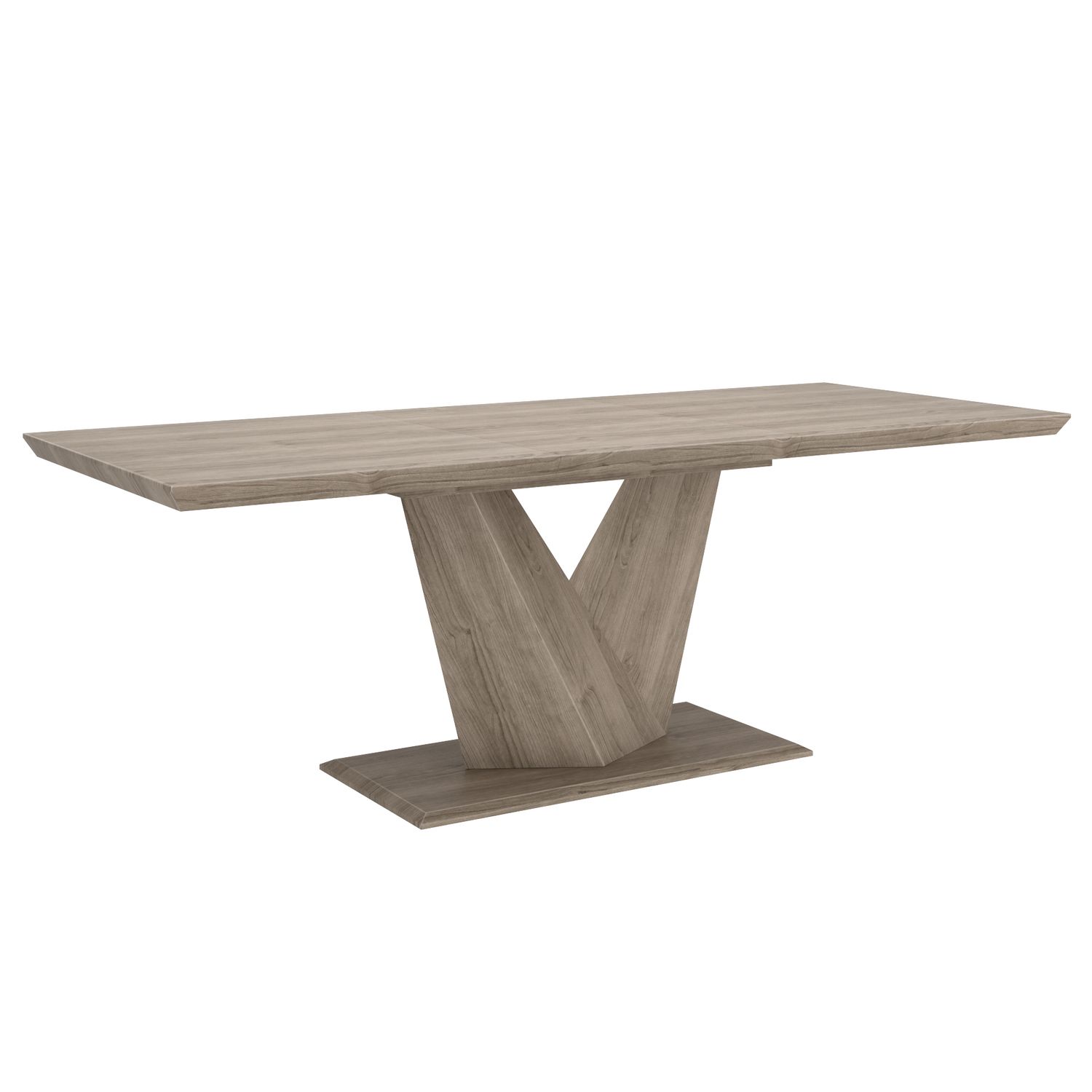 Eclipse Dining Table w/Extension 87&quot; - Washed Oak