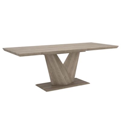 Eclipse Dining Table w/Extension 87&quot; - Washed Oak