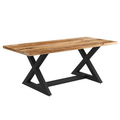 Zax Rectangular Dining Table 78&quot; - Natural