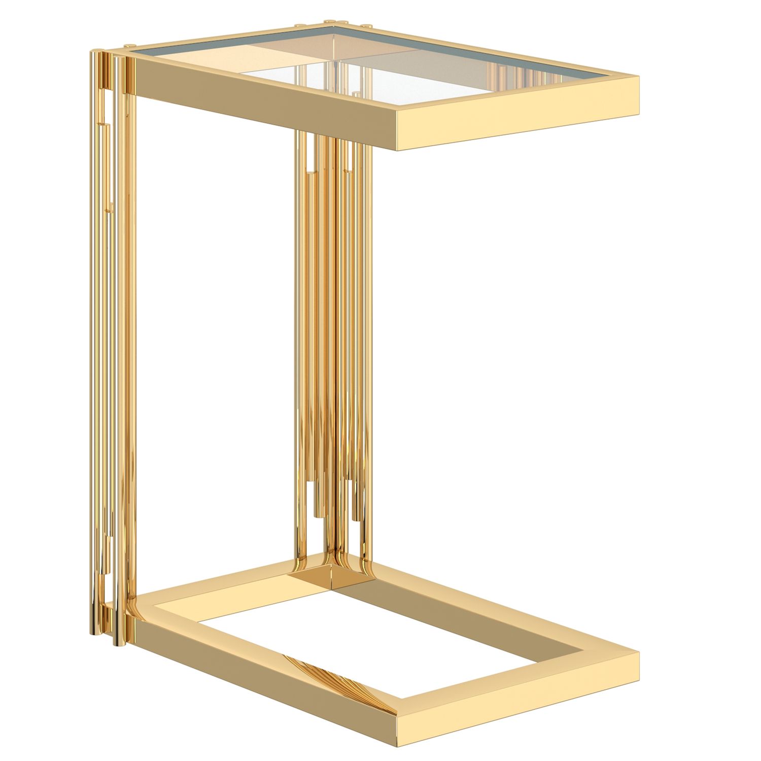 Estrel Small Accent Table - Gold