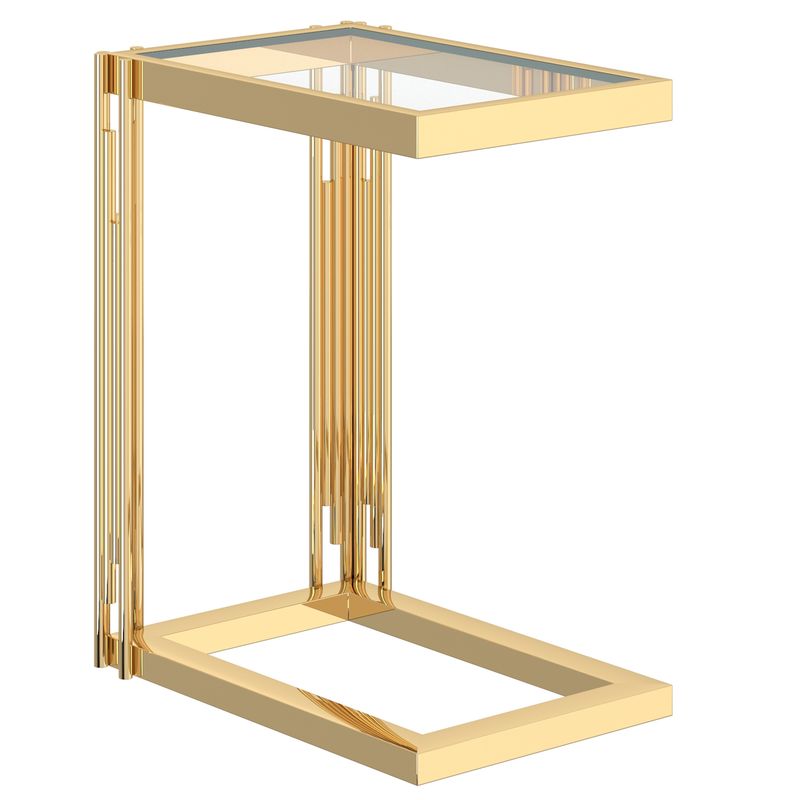 Estrel Small Accent Table - Gold