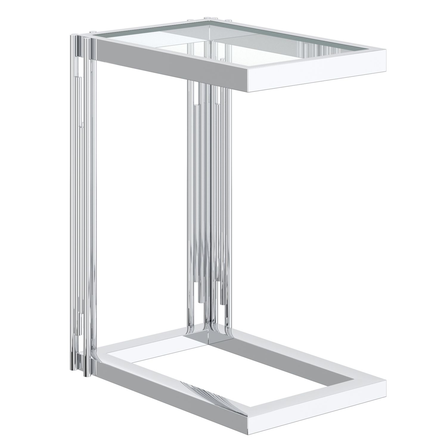Estrel Small Accent Table - Silver