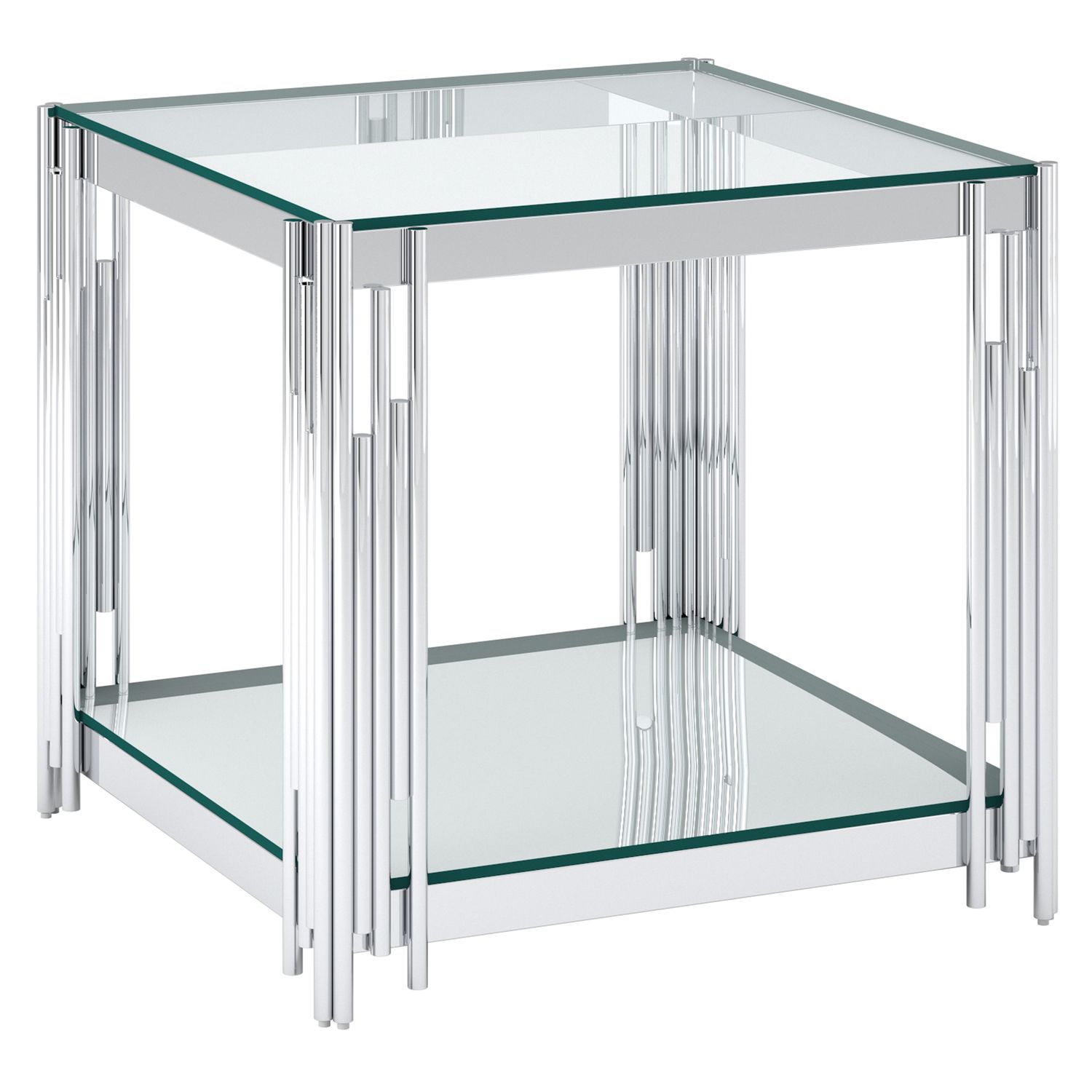 Estrel Large Accent Table - Silver