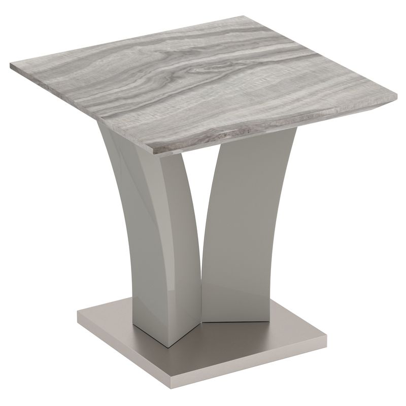 Napoli Accent Table - Light Grey