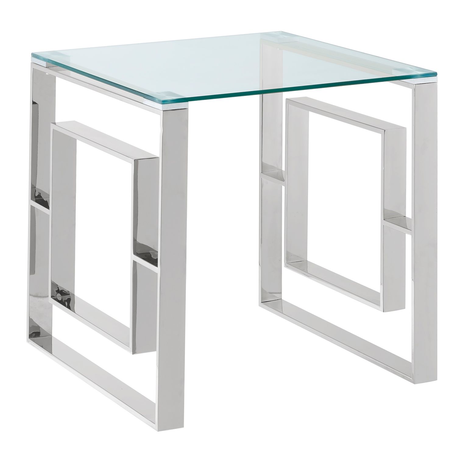 Eros Accent Table - Silver