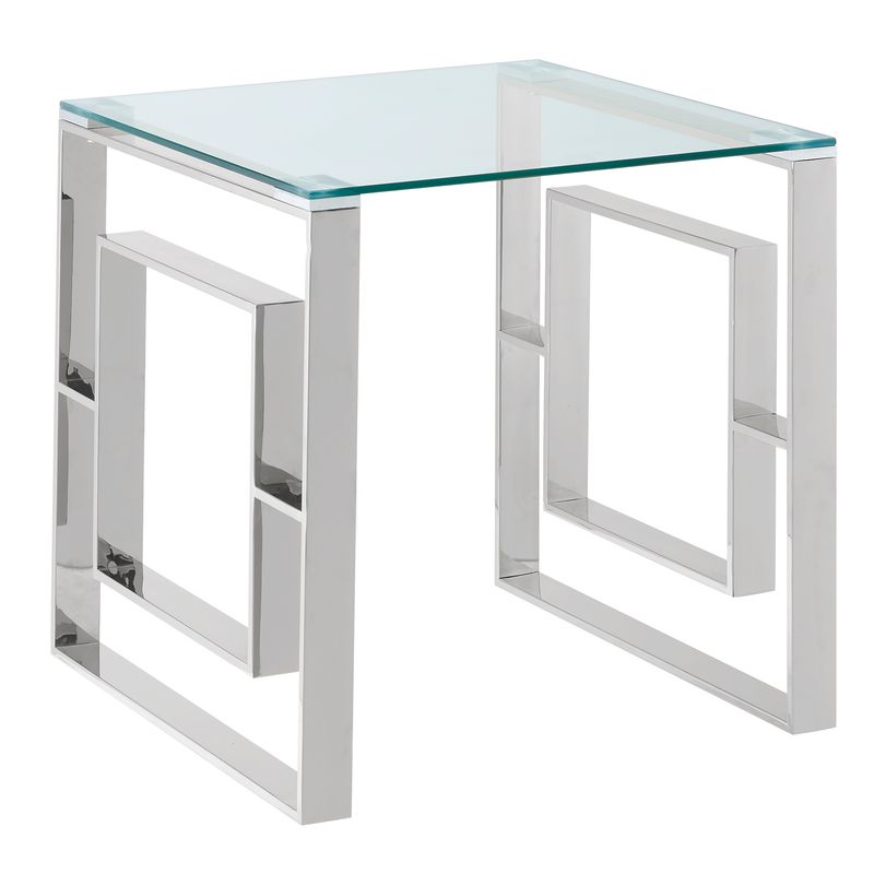 Eros Accent Table - Silver