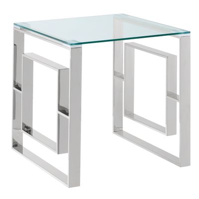 Eros Accent Table - Silver