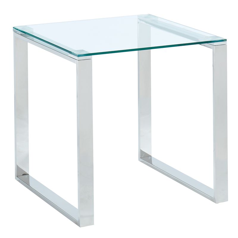 Zevon Accent Table - Silver