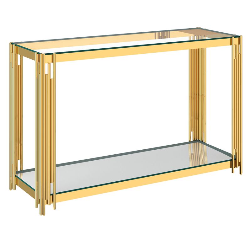 Estrel Console Table - Gold