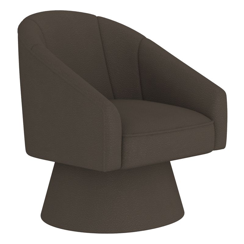 Tilsy Accent Chair - Charcoal Boucle
