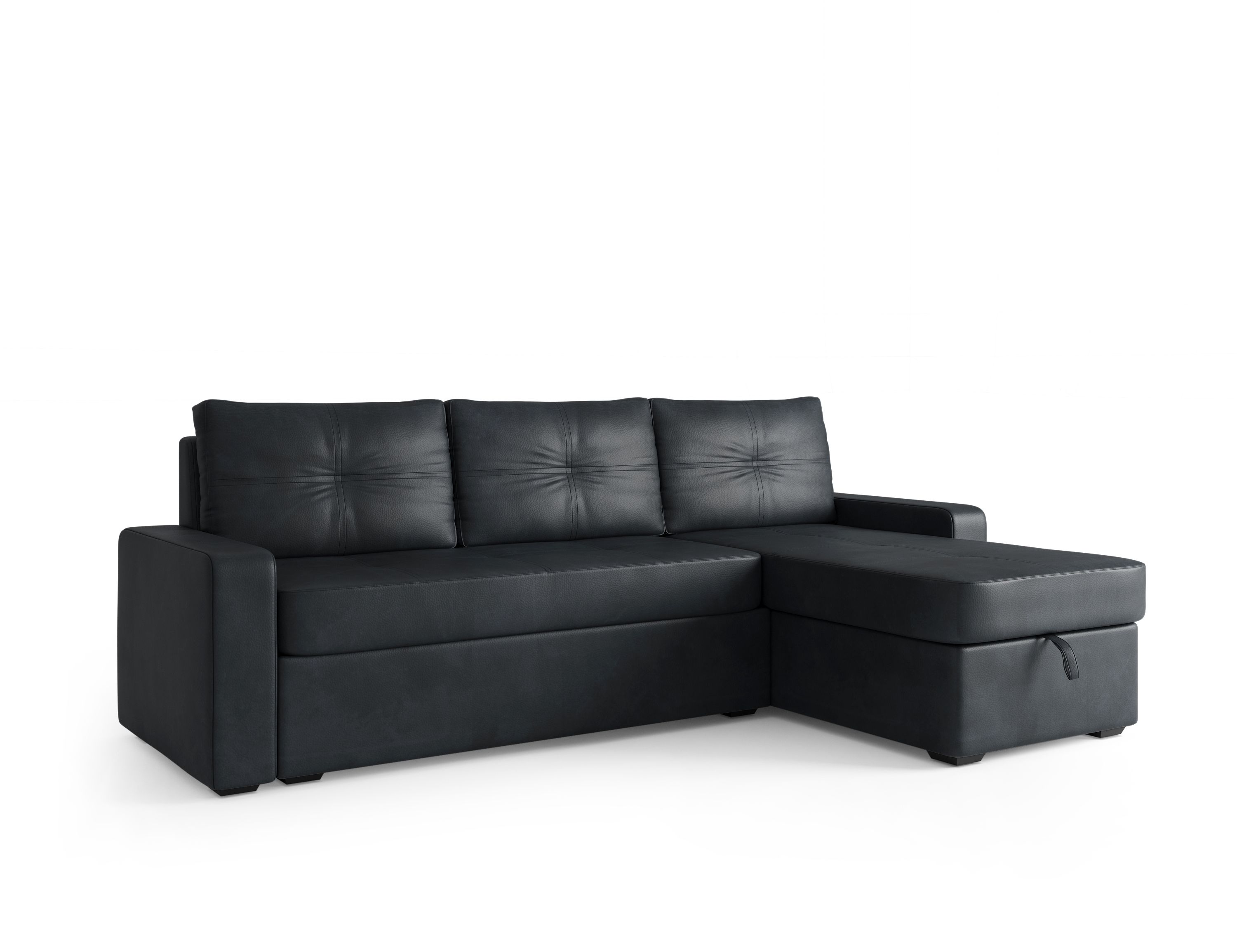 Black Bonded Leather #35