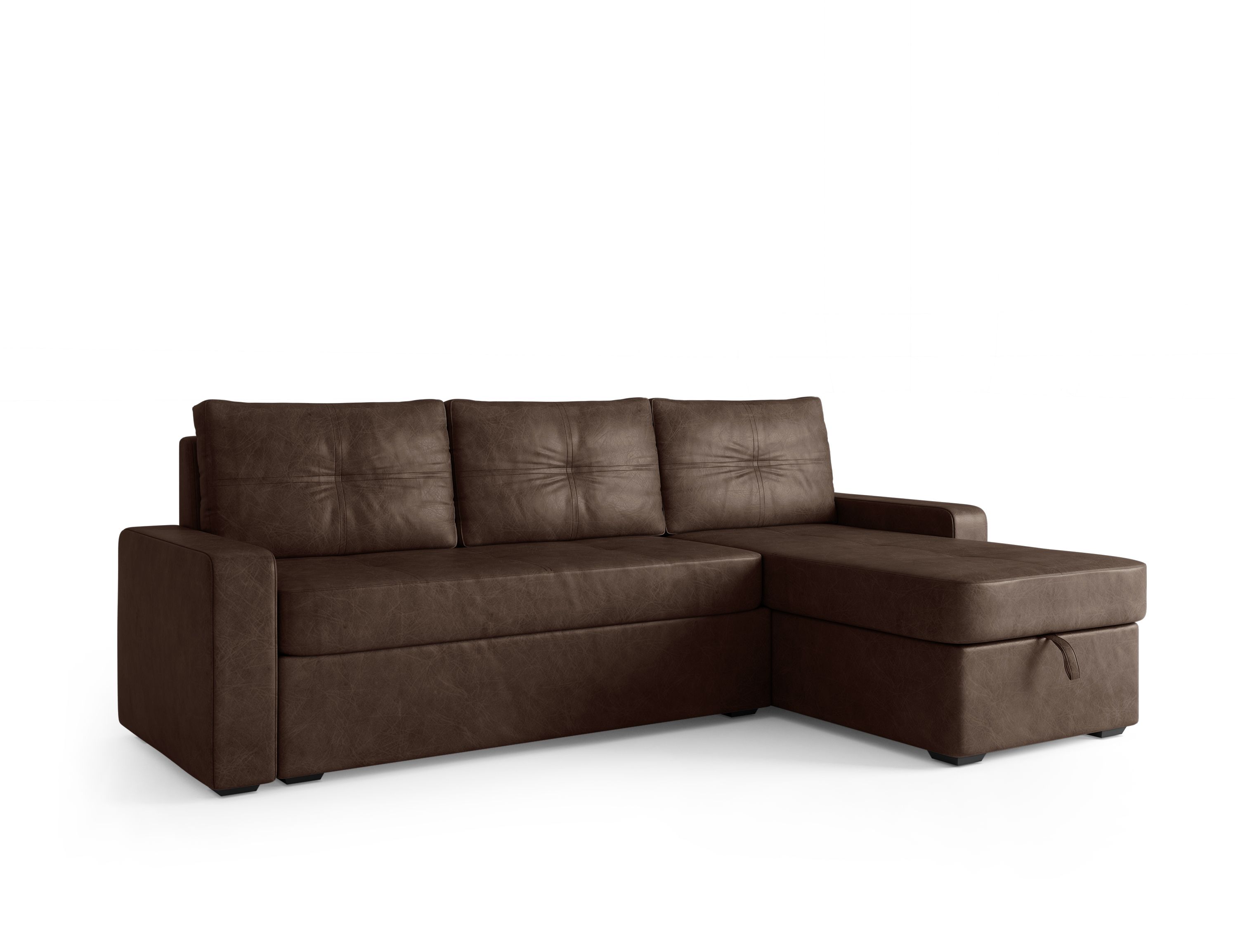 Gaia Sectional Sofa Bed With Storage 96" — selected colour