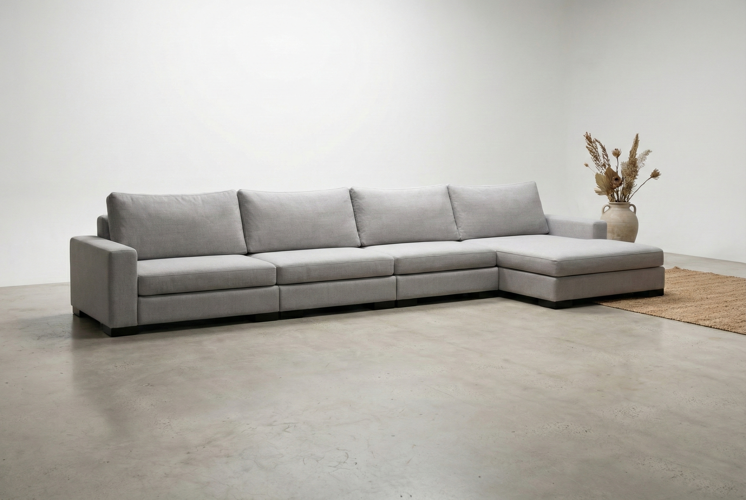 Zen 4 Seater Modular Sofa & Chaise — photo 1