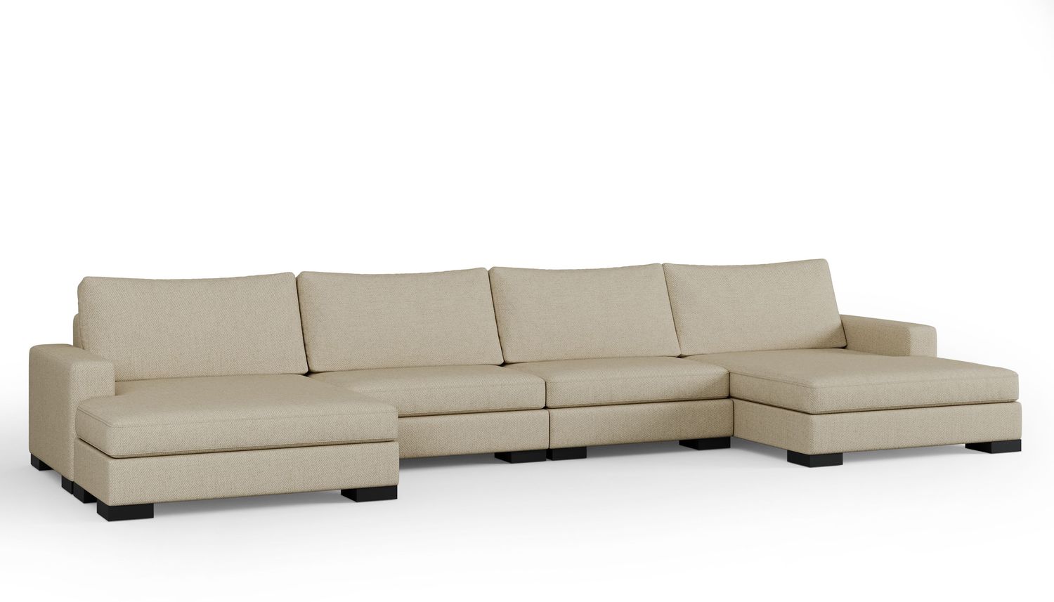 Zen 4 Seater Modular Sofa & Double Chaise — photo 3