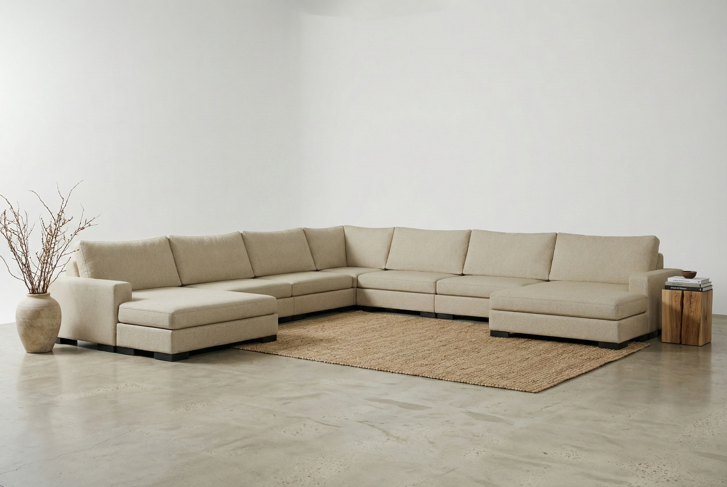 Zen 7 Seater Modular Sofa & Double Chaise — photo 1
