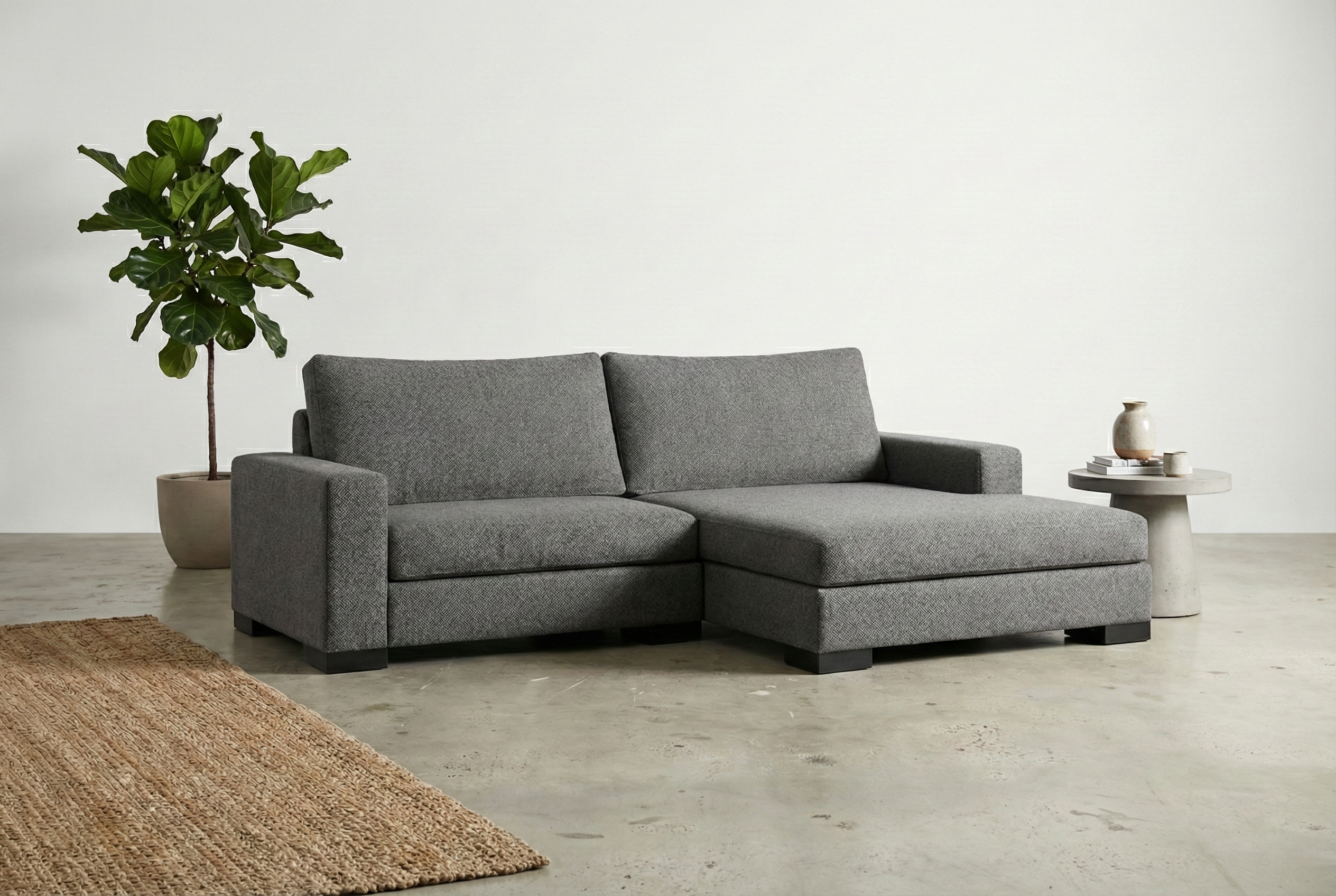 Zen 2 Seater Modular Sofa & Chaise — photo 1