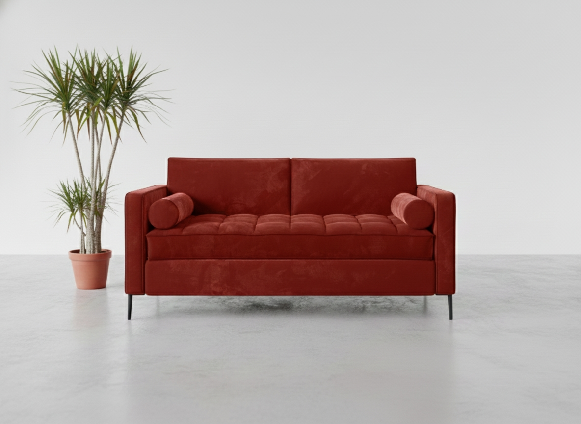 Beau Quilted Loveseat Sofa — photo 1