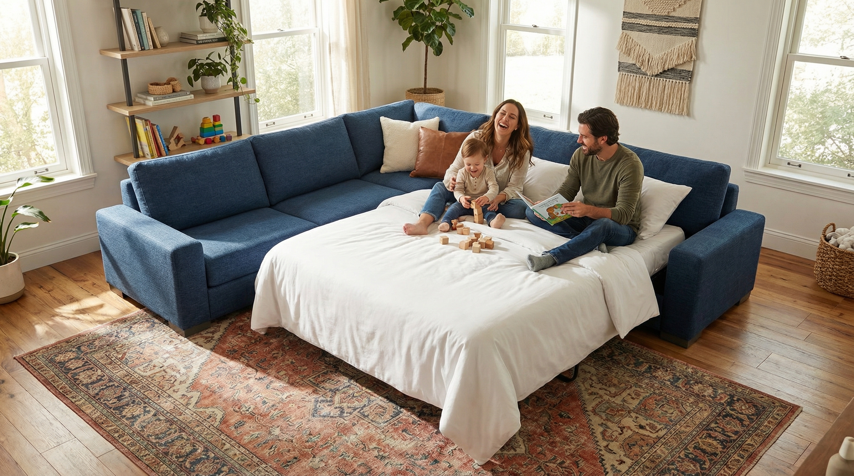 Zen Corner Sectional Sofa Bed — photo 2
