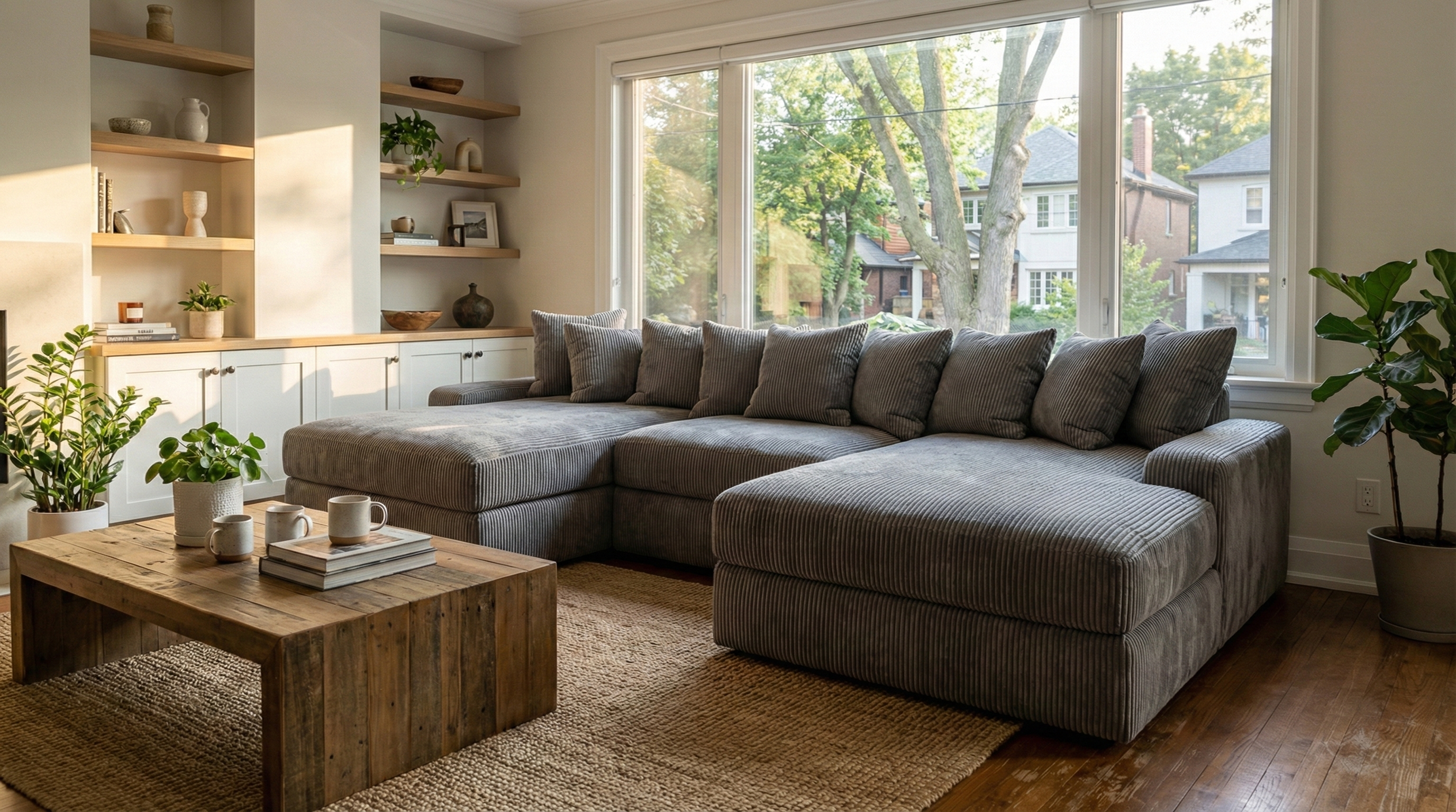 Velo Memory Foam Sofa & Double Chaise 128" — photo 2