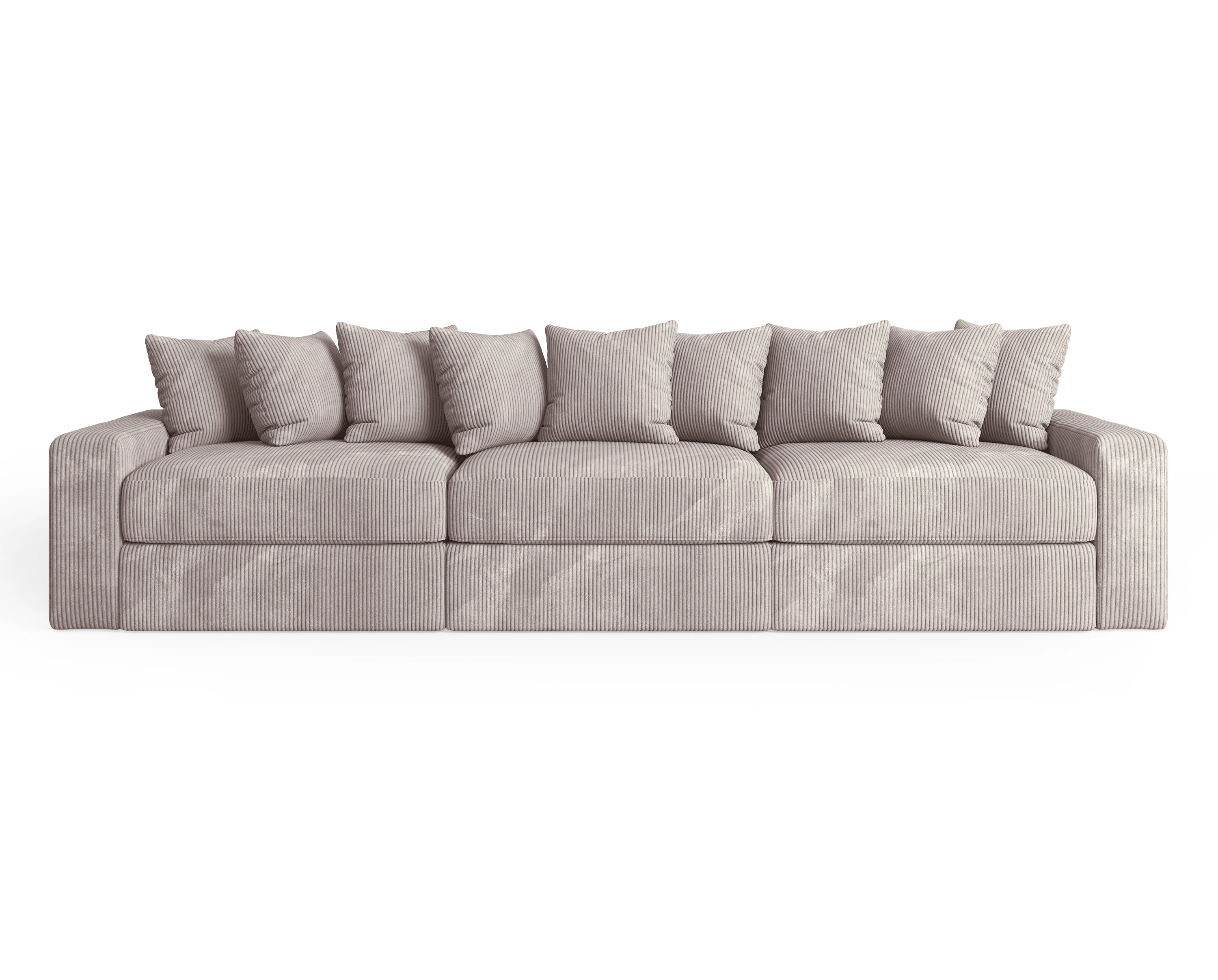 Velo Memory Foam Sofa & Chaise 128" — selected colour
